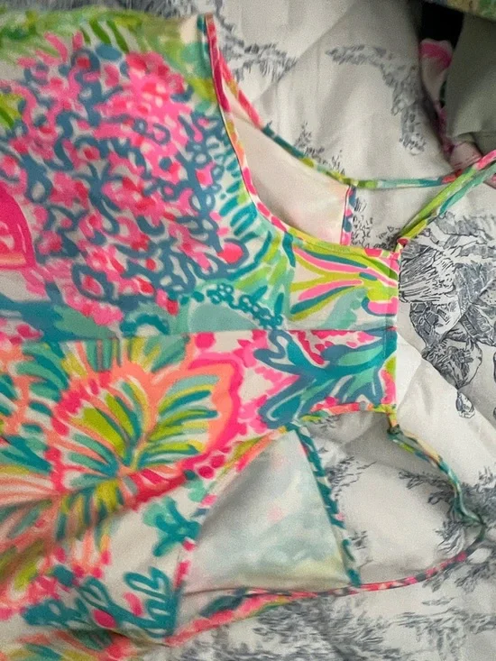 Lilly Pulitzer Bright Multi-Color Tropical Print Dress - Picture 4 of 5